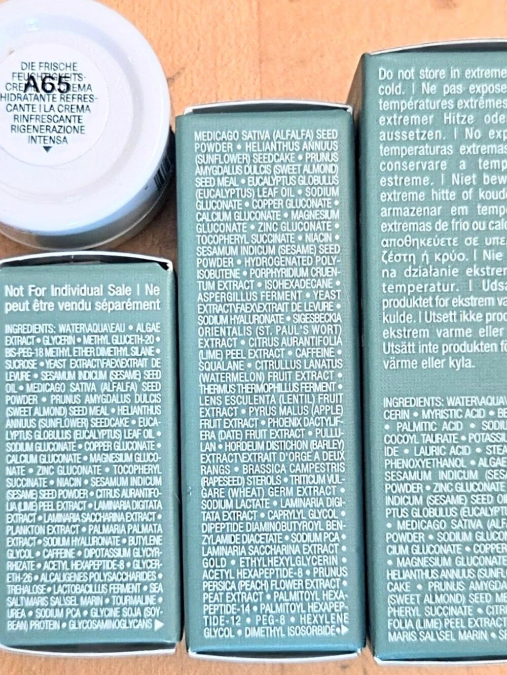La Mer 4pc Travel Face Facial Care Sample Set travel Size Foam Wash Moisturizer